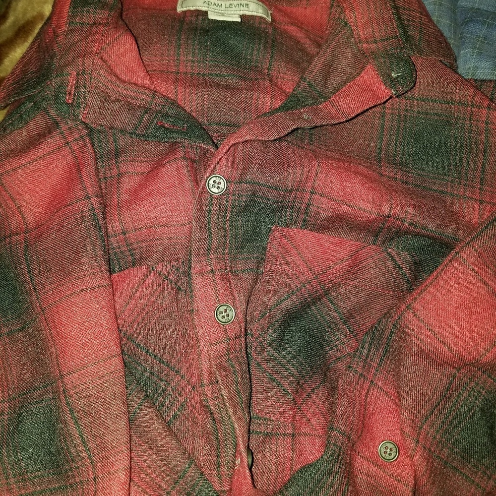 Adam Levine buffalo plaid